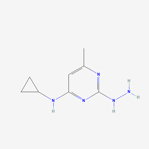 N-cyclopropyl-2-hydrazinyl-6-methylpyrimidin-4-amine (CAS: 1372813-28-9) - Related Chemical Product
