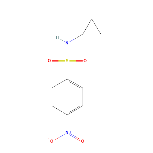 N-cyclopropyl-4-nitrobenzenesulfonamide (CAS: 549476-61-1) - Related Chemical Product