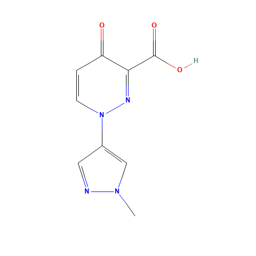 1-(1-methylpyrazol-4-yl)-4-oxopyridazine-3-carboxylic acid (CAS: 1314388-88-9) - Related Chemical Product