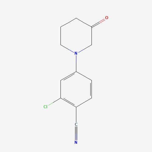 2-chloro-4-(3-oxopiperidin-1-yl)benzonitrile (CAS: 1260742-77-5) - Related Chemical Product