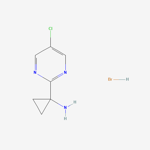 1-(5-chloropyrimidin-2-yl)cyclopropan-1-amine;hydrobromide (CAS: 1422356-98-6) - Related Chemical Product