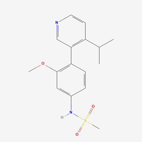 N-[3-methoxy-4-(4-propan-2-ylpyridin-3-yl)phenyl]methanesulfonamide (CAS: 1357094-36-0) - Related Chemical Product