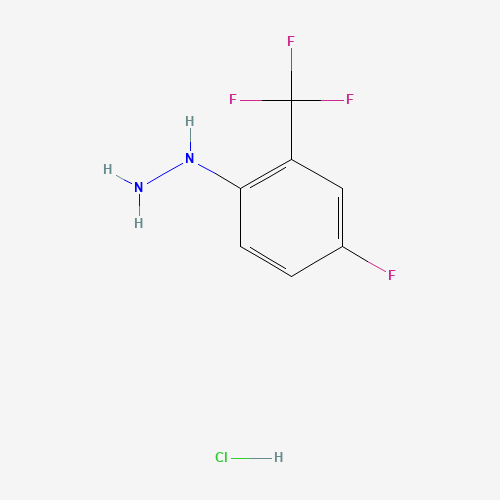 [4-fluoro-2-(trifluoromethyl)phenyl]hydrazine;hydrochloride (CAS: 502496-21-1) - Related Chemical Product
