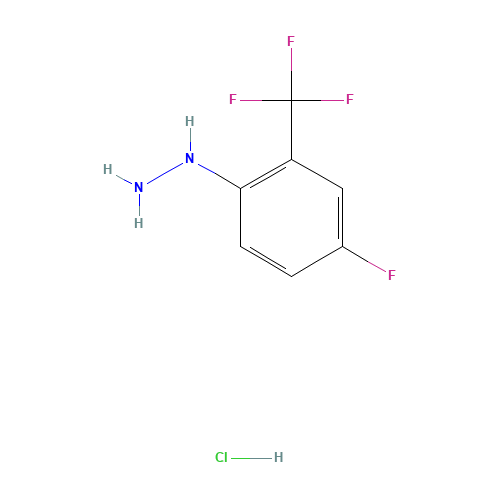 [4-fluoro-2-(trifluoromethyl)phenyl]hydrazine;hydrochloride (CAS: 502496-21-1) - Related Chemical Product