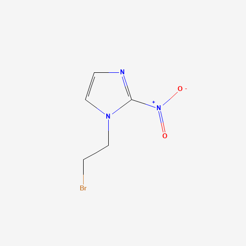 1-(2-bromoethyl)-2-nitroimidazole (CAS: 115398-62-4) - Chemical Structure and Molecular Formula 