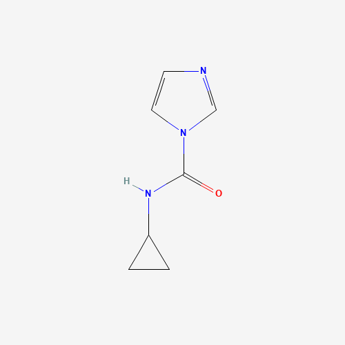 N-cyclopropylimidazole-1-carboxamide (CAS: 1033090-34-4) - Chemical Structure and Molecular Formula 