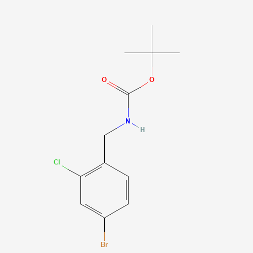 tert-butyl N-[(4-bromo-2-chlorophenyl)methyl]carbamate (CAS: 864266-10-4) - Related Chemical Product