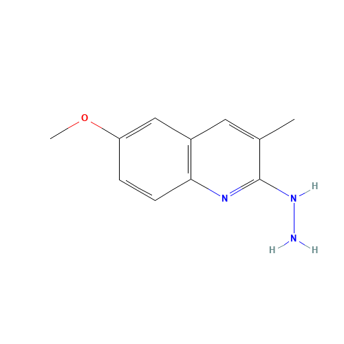 (6-methoxy-3-methylquinolin-2-yl)hydrazine;hydrochloride (CAS: 1017360-52-9) - Chemical Structure and Molecular Formula 
