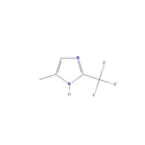 5-methyl-2-(trifluoromethyl)-1H-imidazole (CAS: 66675-23-8) - Chemical Structure and Molecular Formula 