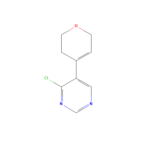 4-chloro-5-(3,6-dihydro-2H-pyran-4-yl)pyrimidine (CAS: 1227177-46-9) - Related Chemical Product
