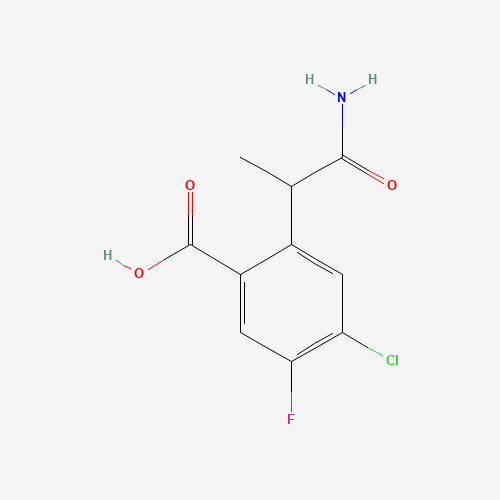 2-(1-amino-1-oxopropan-2-yl)-4-chloro-5-fluorobenzoic acid (CAS: 1450618-81-1) - Related Chemical Product