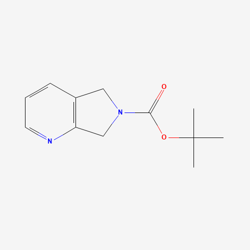 tert-butyl 5,7-dihydropyrrolo[3,4-b]pyridine-6-carboxylate (CAS: 1059172-92-7) - Chemical Structure and Molecular Formula 