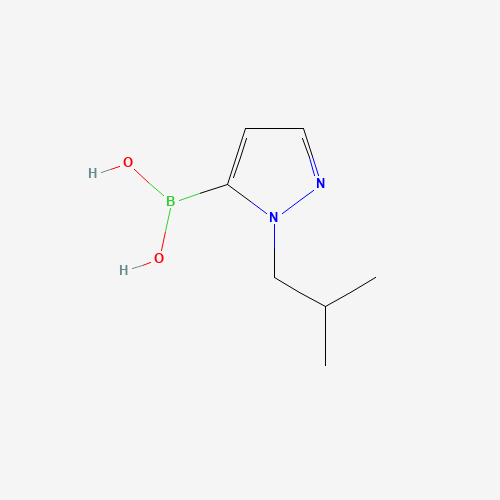 [2-(2-methylpropyl)pyrazol-3-yl]boronic acid (CAS: 847818-64-8) - Related Chemical Product