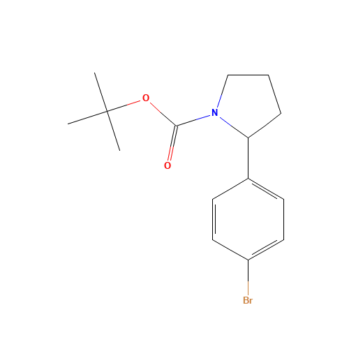 tert-butyl 2-(4-bromophenyl)pyrrolidine-1-carboxylate (CAS: 943750-38-7) - Related Chemical Product