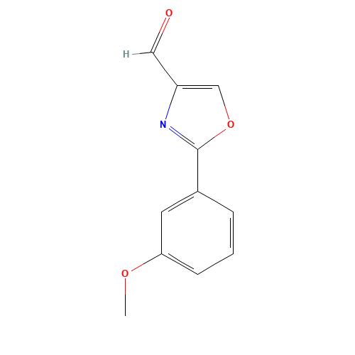 2-(3-methoxyphenyl)-1,3-oxazole-4-carbaldehyde (CAS: 885272-93-5) - Related Chemical Product