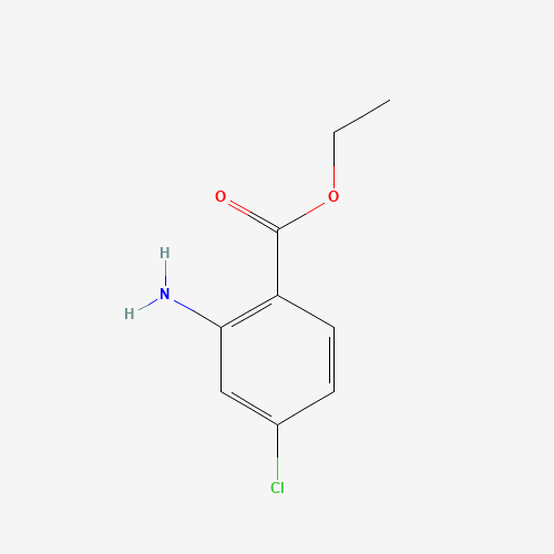 ethyl 2-amino-4-chlorobenzoate (CAS: 60064-34-8) - Chemical Structure and Molecular Formula 