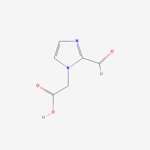 2-(2-formylimidazol-1-yl)acetic acid (CAS: 1321594-28-8) - Chemical Structure and Molecular Formula 