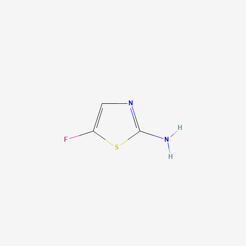 5-fluoro-1,3-thiazol-2-amine (CAS: 64588-82-5) - Chemical Structure and Molecular Formula 