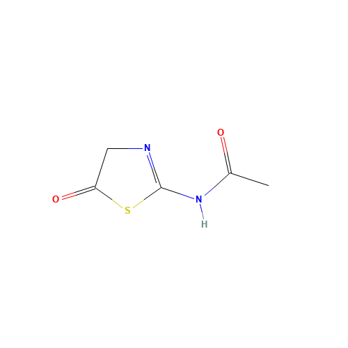 N-(5-oxo-4H-1,3-thiazol-2-yl)acetamide (CAS: 45807-15-6) - Chemical Structure and Molecular Formula 