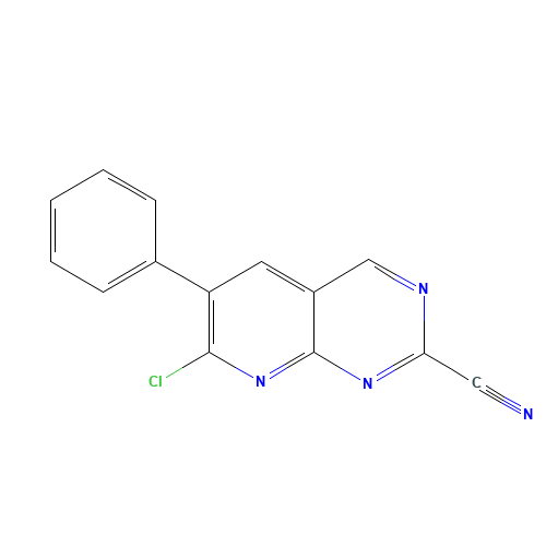 7-chloro-6-phenylpyrido[2,3-d]pyrimidine-2-carbonitrile (CAS: 867353-47-7) - Related Chemical Product