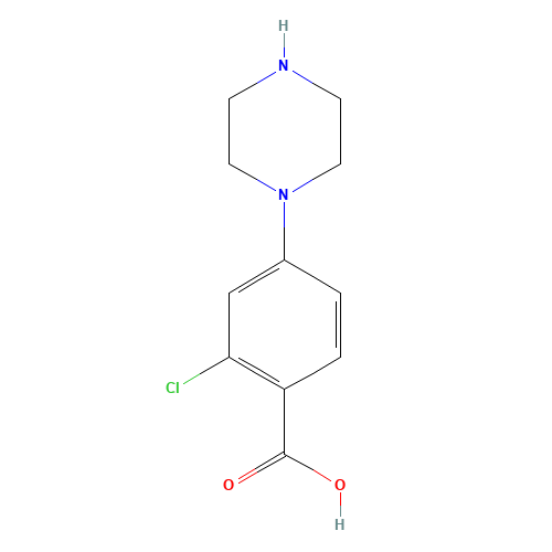 2-chloro-4-piperazin-1-ylbenzoic acid (CAS: 74803-84-2) - Related Chemical Product