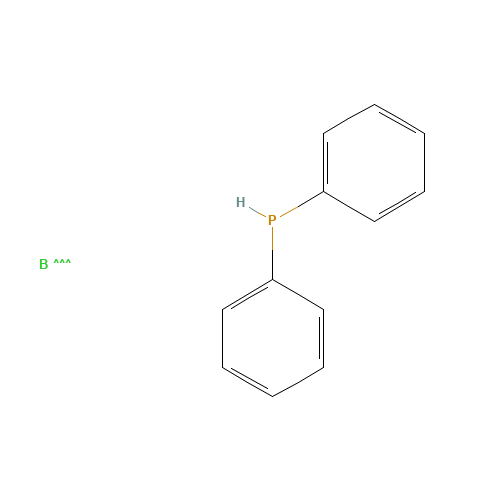 boron;diphenylphosphane (CAS: 41593-58-2) - Chemical Structure and Molecular Formula 