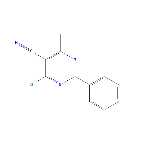 4-chloro-6-methyl-2-phenylpyrimidine-5-carbonitrile (CAS: 914074-37-6) - Related Chemical Product