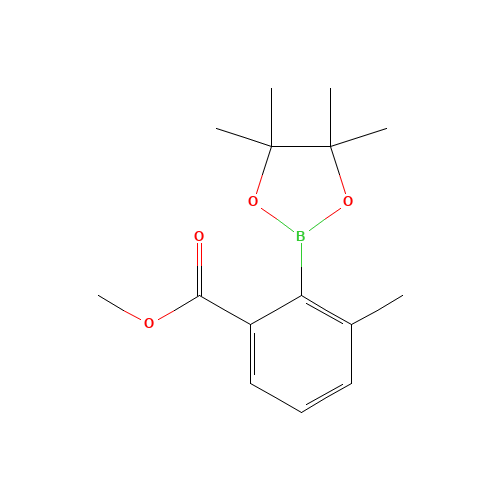 methyl 3-methyl-2-(4,4,5,5-tetramethyl-1,3,2-dioxaborolan-2-yl)benzoate (CAS: 887234-98-2) - Related Chemical Product