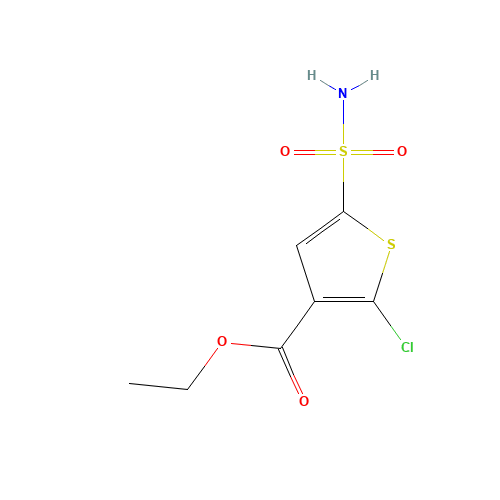 ethyl 2-chloro-5-sulfamoylthiophene-3-carboxylate (CAS: 154064-99-0) - Related Chemical Product