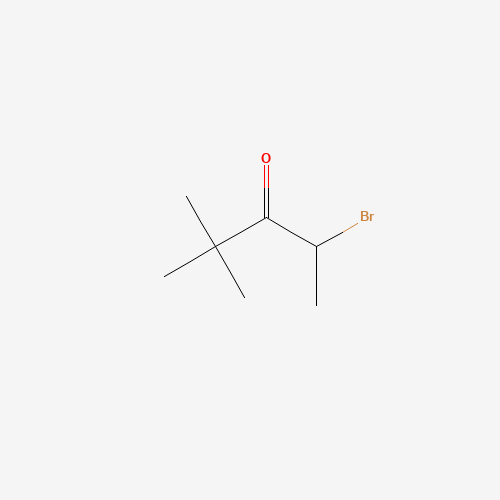 4-bromo-2,2-dimethylpentan-3-one (CAS: 32278-29-8) - Chemical Structure and Molecular Formula 