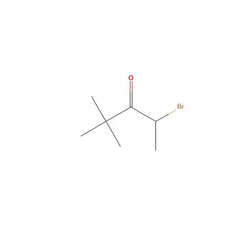 4-bromo-2,2-dimethylpentan-3-one (CAS: 32278-29-8) - Chemical Structure and Molecular Formula 