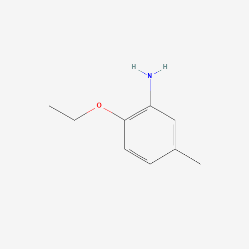 2-ethoxy-5-methylaniline (CAS: 6331-70-0) - Chemical Structure and Molecular Formula 