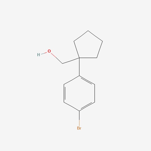 [1-(4-bromophenyl)cyclopentyl]methanol (CAS: 1346689-83-5) - Related Chemical Product