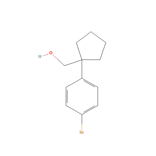 [1-(4-bromophenyl)cyclopentyl]methanol (CAS: 1346689-83-5) - Related Chemical Product