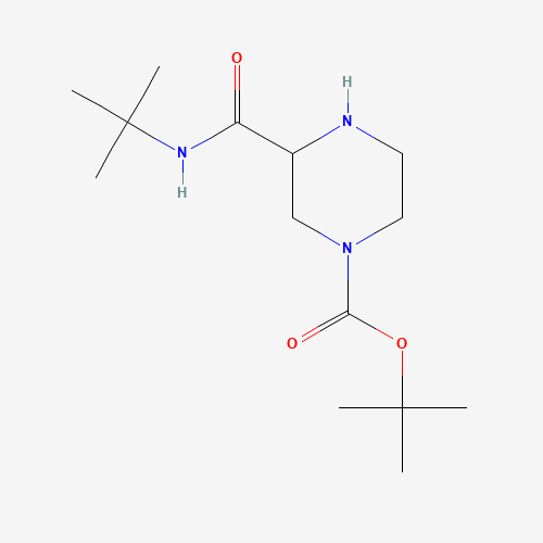 tert-butyl 3-(tert-butylcarbamoyl)piperazine-1-carboxylate (CAS: 128019-61-4) - Related Chemical Product
