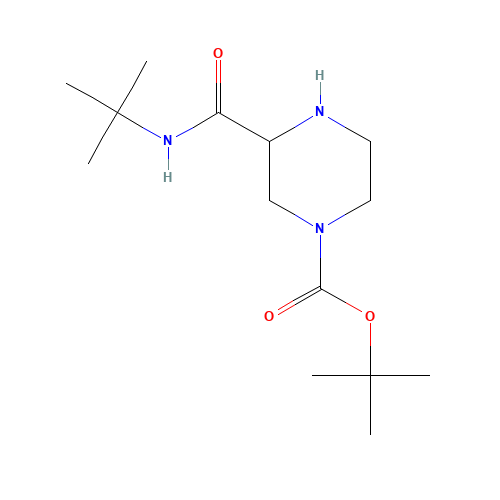 tert-butyl 3-(tert-butylcarbamoyl)piperazine-1-carboxylate (CAS: 128019-61-4) - Related Chemical Product