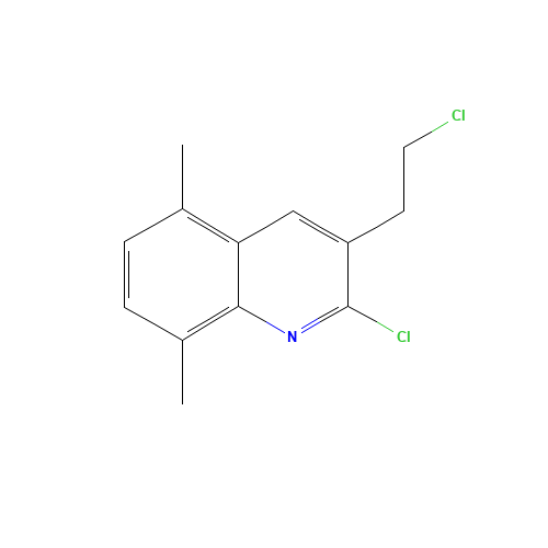2-chloro-3-(2-chloroethyl)-5,8-dimethylquinoline (CAS: 73930-69-5) - Related Chemical Product