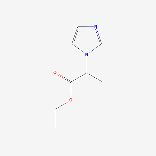 ethyl 2-imidazol-1-ylpropanoate (CAS: 191725-71-0) - Chemical Structure and Molecular Formula 