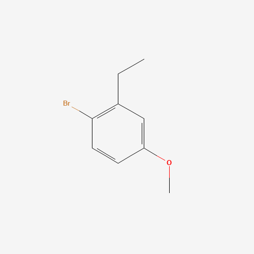 1-bromo-2-ethyl-4-methoxybenzene (CAS: 34881-44-2) - Chemical Structure and Molecular Formula 