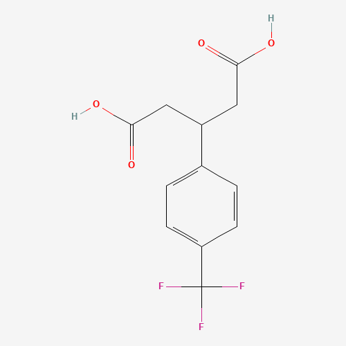 3-[4-(trifluoromethyl)phenyl]pentanedioic acid (CAS: 848611-89-2) - Related Chemical Product