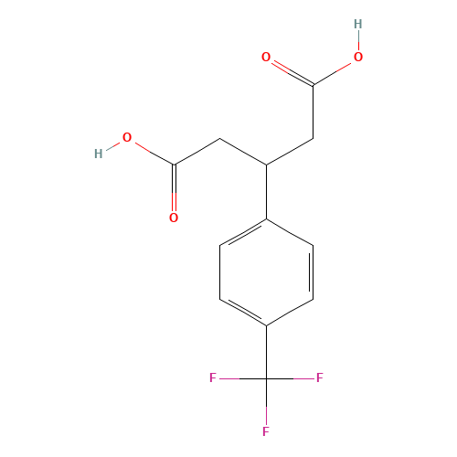3-[4-(trifluoromethyl)phenyl]pentanedioic acid (CAS: 848611-89-2) - Related Chemical Product