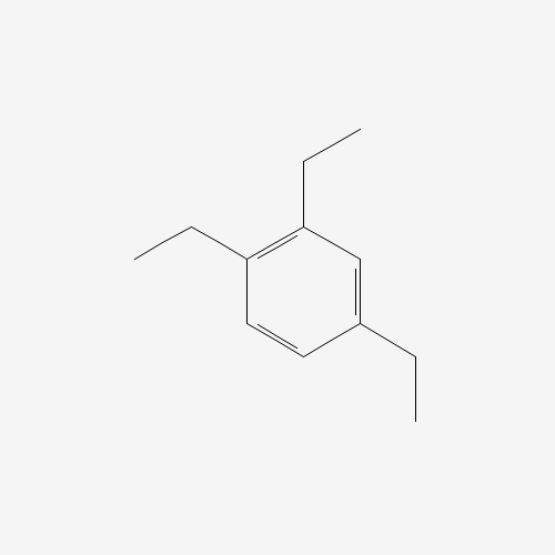 1,2,4-triethylbenzene (CAS: 877-44-1) - Chemical Structure and Molecular Formula 