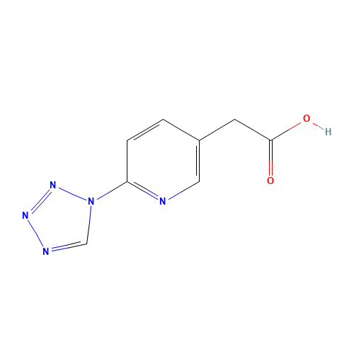 2-[6-(tetrazol-1-yl)pyridin-3-yl]acetic acid (CAS: 1269462-69-2) - Related Chemical Product