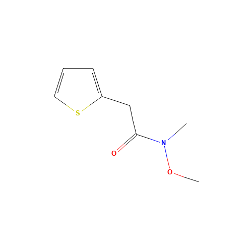 N-methoxy-N-methyl-2-thiophen-2-ylacetamide (CAS: 125067-45-0) - Related Chemical Product