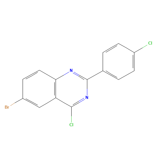 6-bromo-4-chloro-2-(4-chlorophenyl)quinazoline (CAS: 885277-66-7) - Related Chemical Product