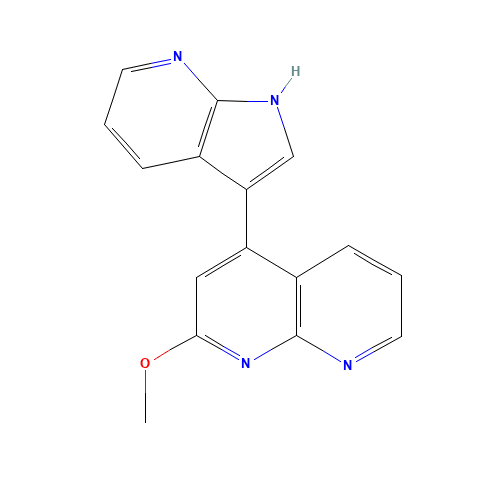 2-methoxy-4-(1H-pyrrolo[2,3-b]pyridin-3-yl)-1,8-naphthyridine (CAS: 1391088-65-5) - Related Chemical Product