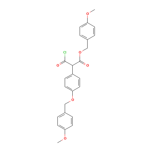 (4-methoxyphenyl)methyl 3-chloro-2-[4-[(4-methoxyphenyl)methoxy]phenyl]-3-oxopropanoate (CAS: 64952-86-9) - Related Chemical Product