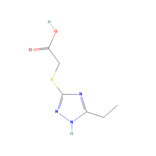 2-[(5-ethyl-1H-1,2,4-triazol-3-yl)sulfanyl]acetic acid (CAS: 371126-60-2) - Related Chemical Product