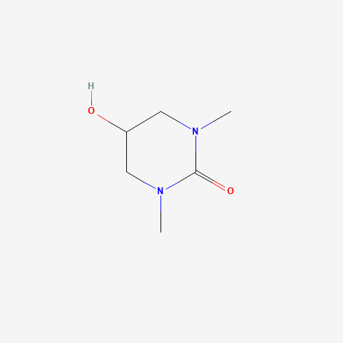 5-hydroxy-1,3-dimethyl-1,3-diazinan-2-one (CAS: 1448871-55-3) - Chemical Structure and Molecular Formula 