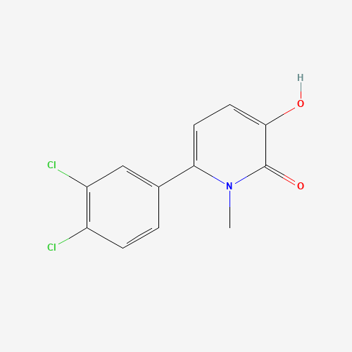 6-(3,4-dichlorophenyl)-3-hydroxy-1-methylpyridin-2-one (CAS: 1333146-43-2) - Related Chemical Product